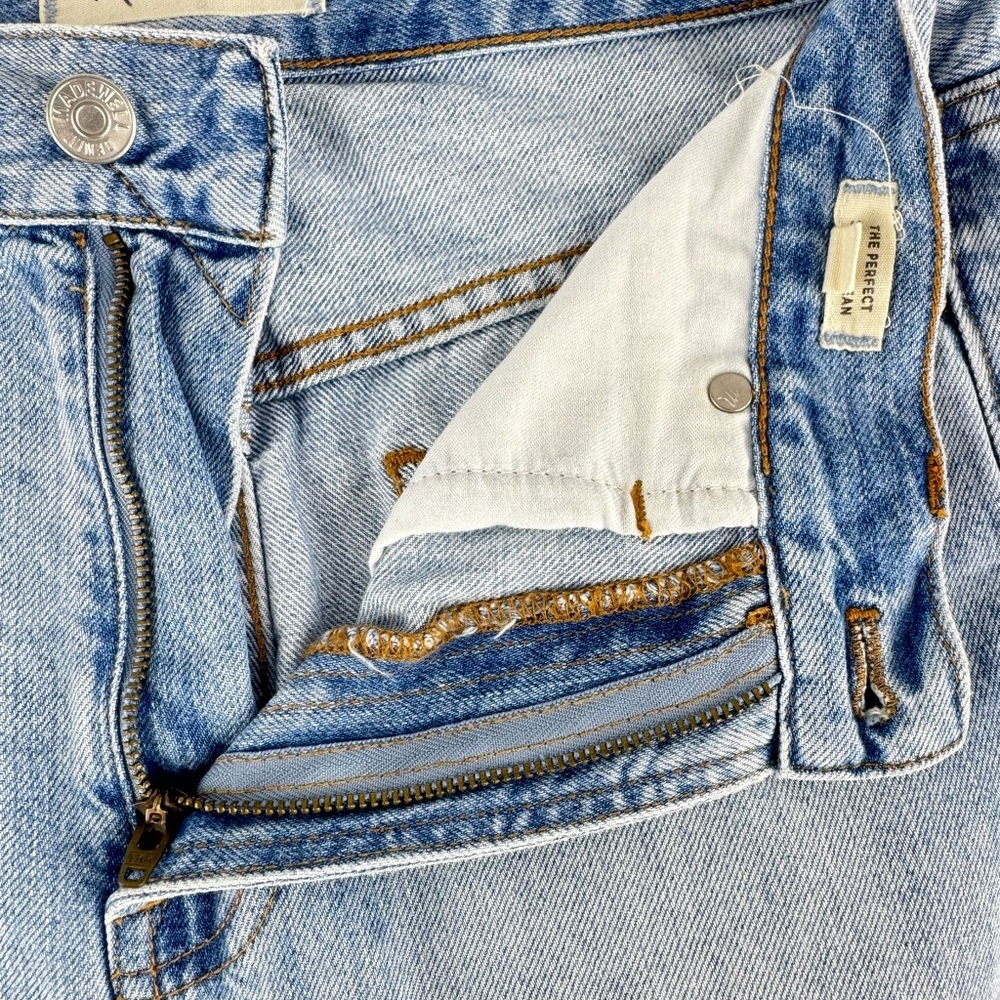 Madewell “The Perfect Summer” Light Wash Cotton Jean - Picture 5 of 9